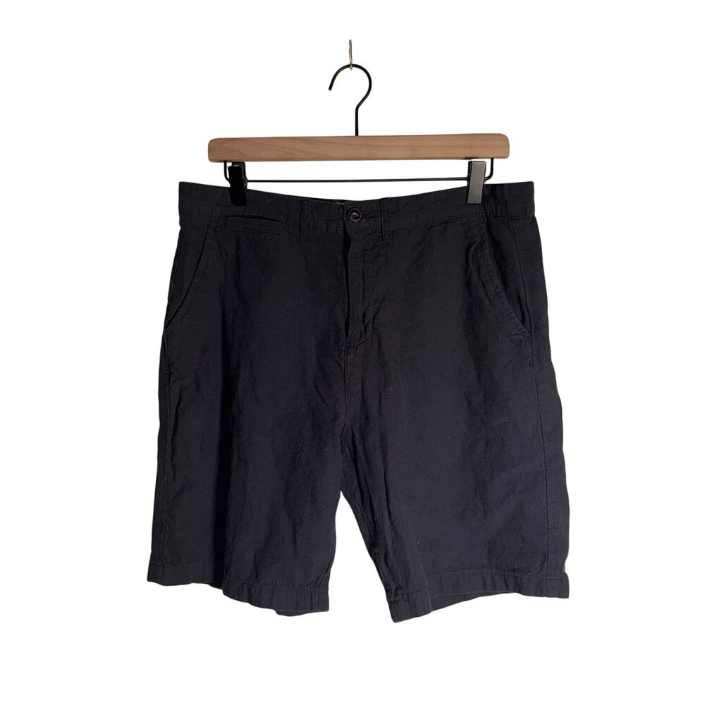 JACHS New York Linen blend men’s lightweight coastal summer vacation shorts 34